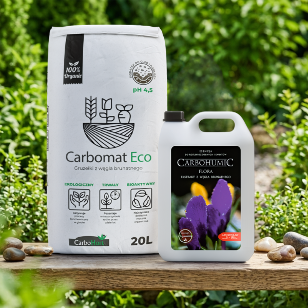 CARBOMAT ECO 20L pH 4,5-5,0 + CARBOHUMIC flora 5L
