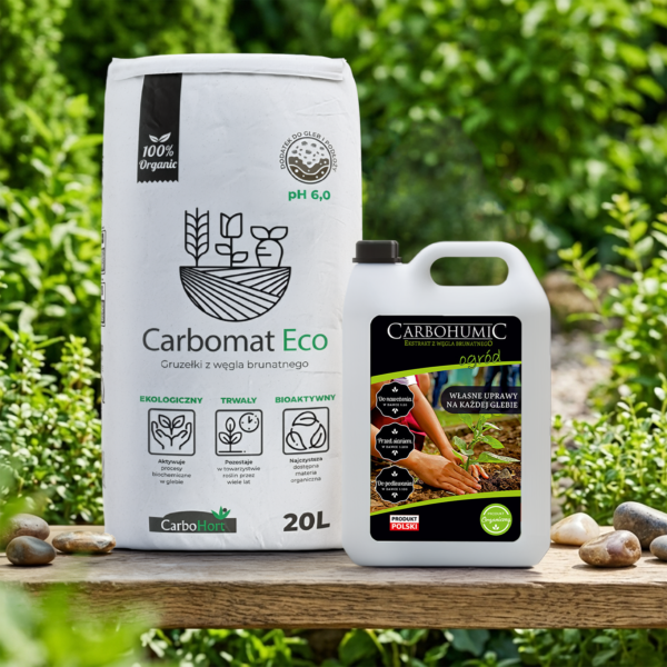 CARBOMAT ECO 20L pH 6,0-6,5 + CARBOHUMIC ogród 5L