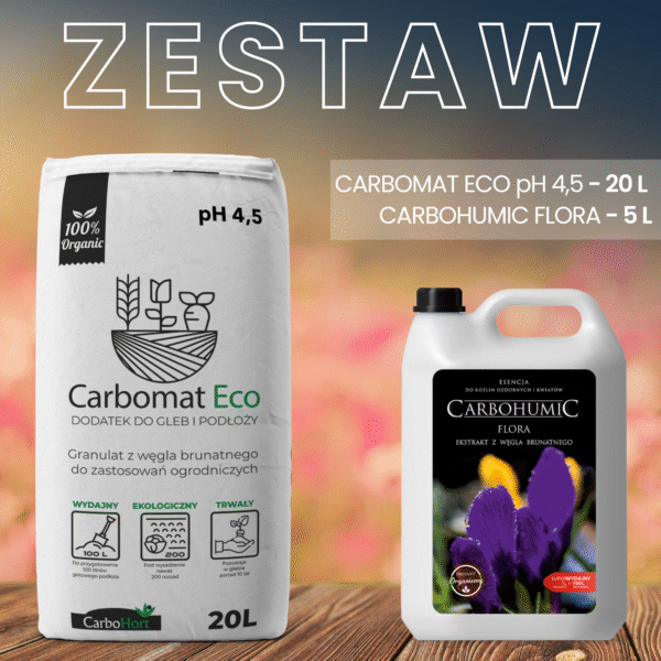 CARBOMAT ECO 20L pH 4,5-5,0 + CARBOHUMIC flora 5L