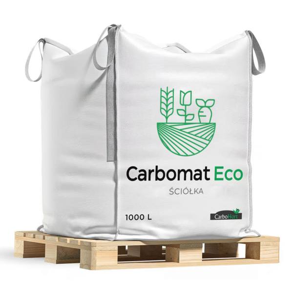 CARBOMAT ECO 1000L, ściółka z węgla brunatnego (pH 4,5 - 5,0)
