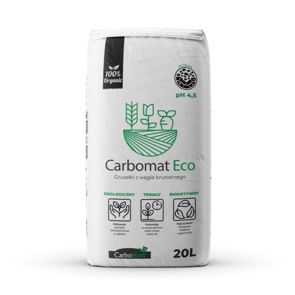 CARBOMAT ECO 20L - ściółka z węgla brunatnego
