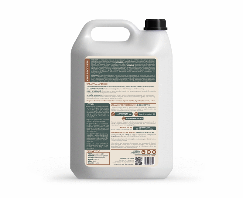 VINASSA nawóz organiczny 5L - obrazek 4